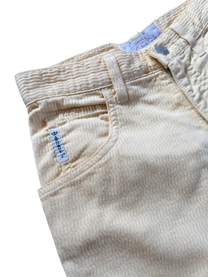 Armani Jeans Textured Yellow Denim