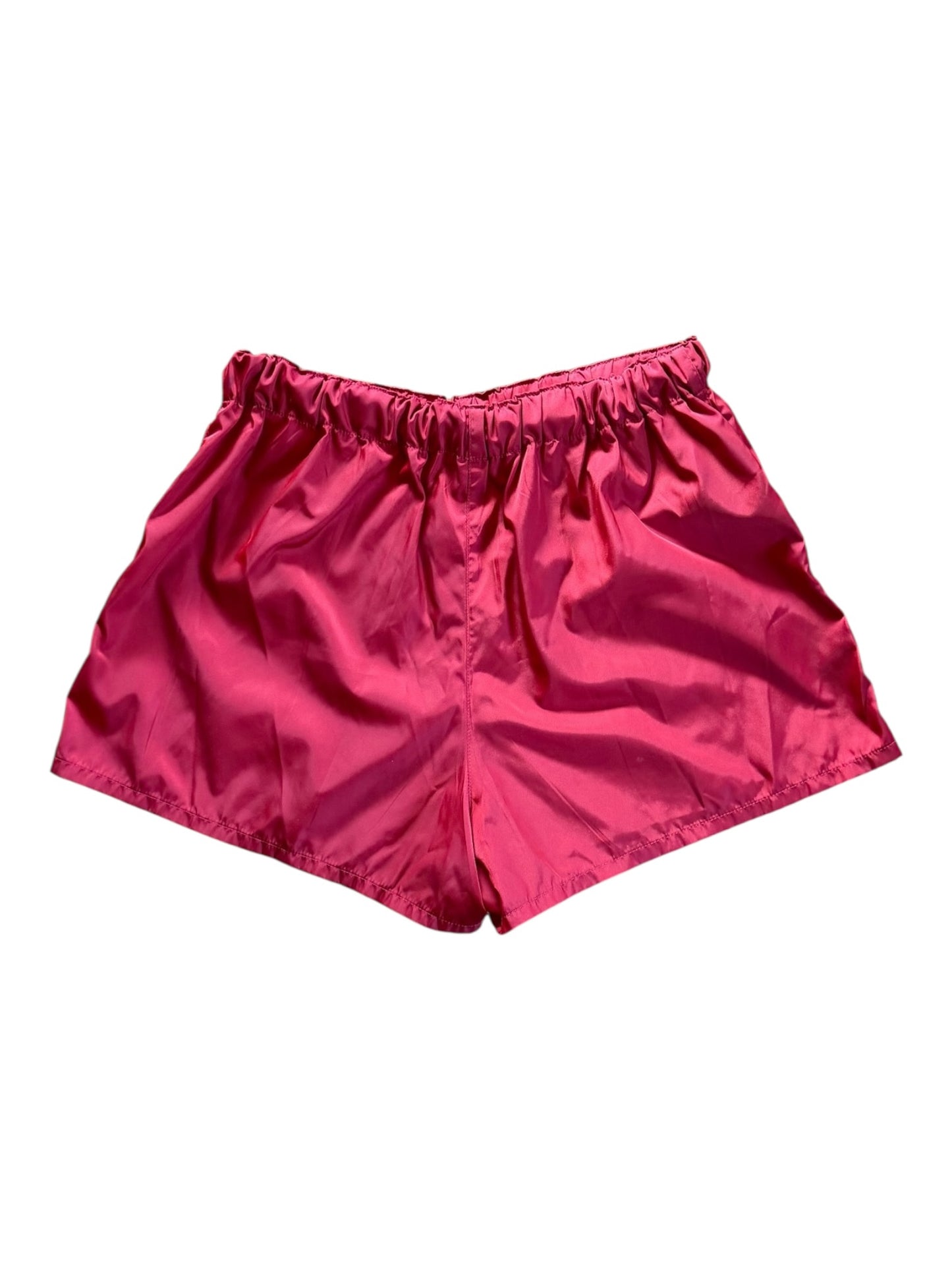 Prada Milano Red Nylon Shorts
