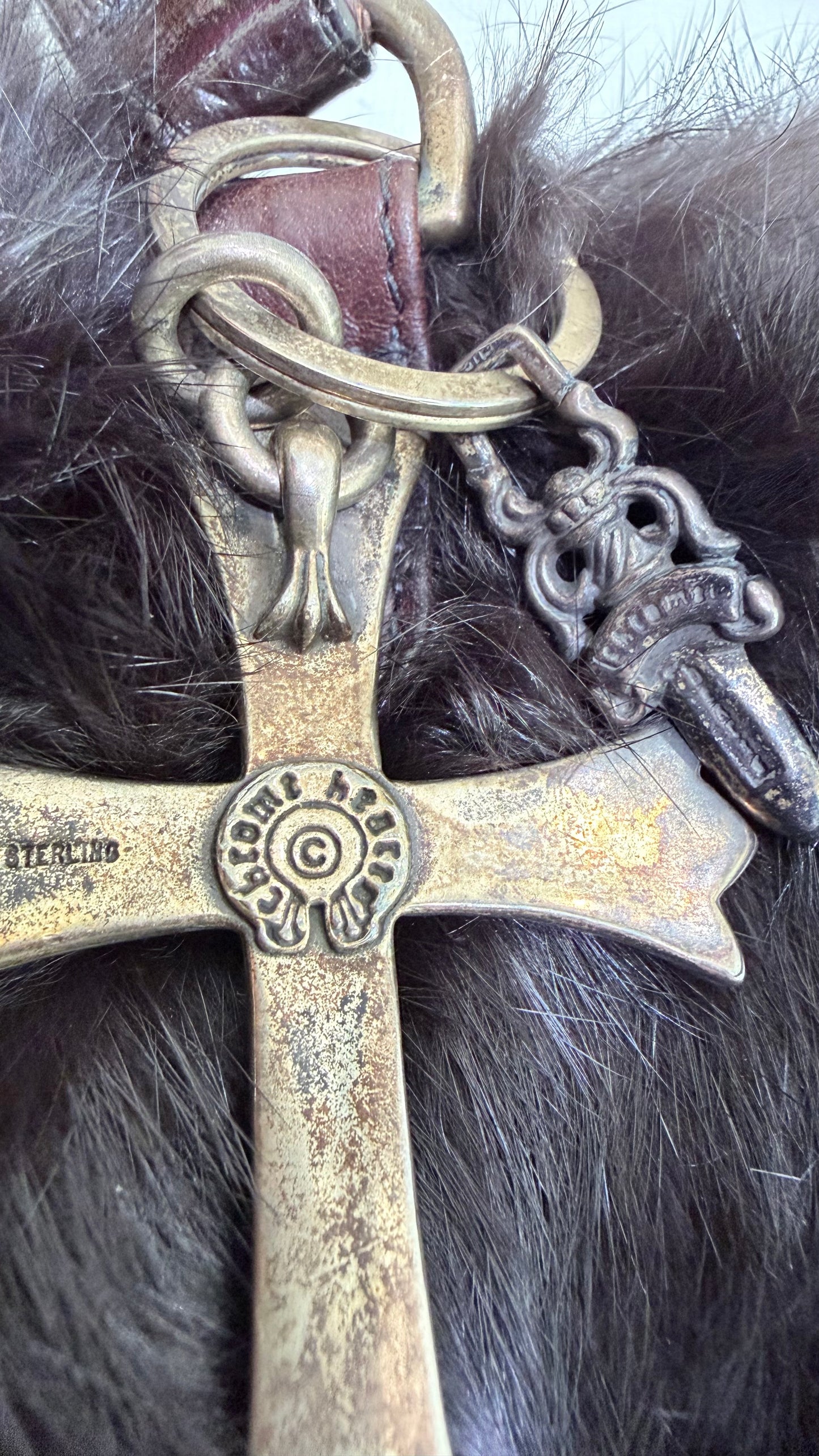Chrome Hearts Fur Bag