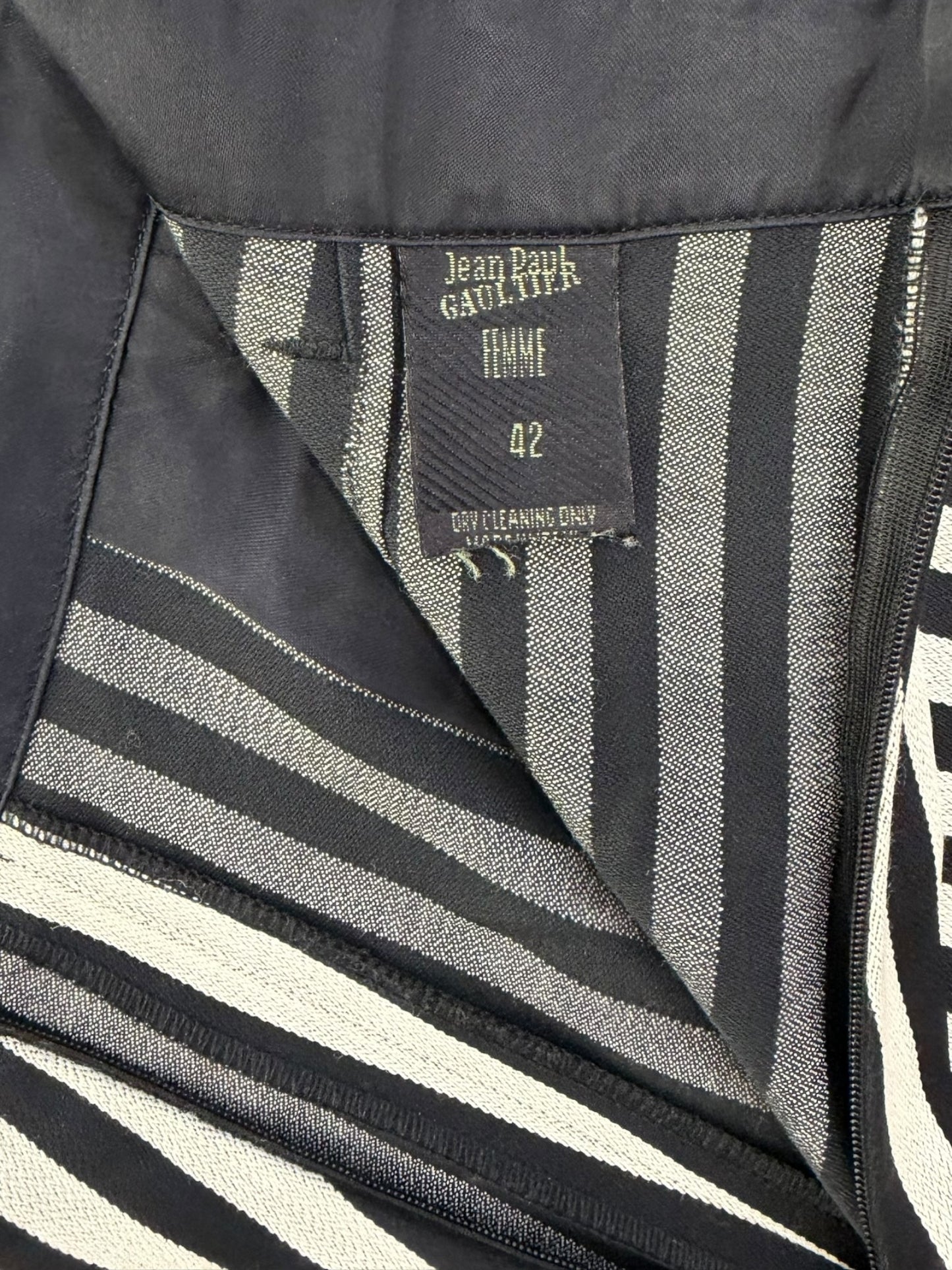 Jean Paul Gaultier Femme Striped Tailored Trousers