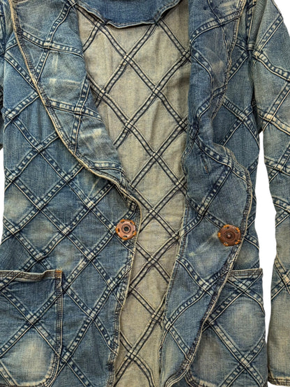 Junya Watanabe Comme des Garçons reconstructed denim jacket Rare