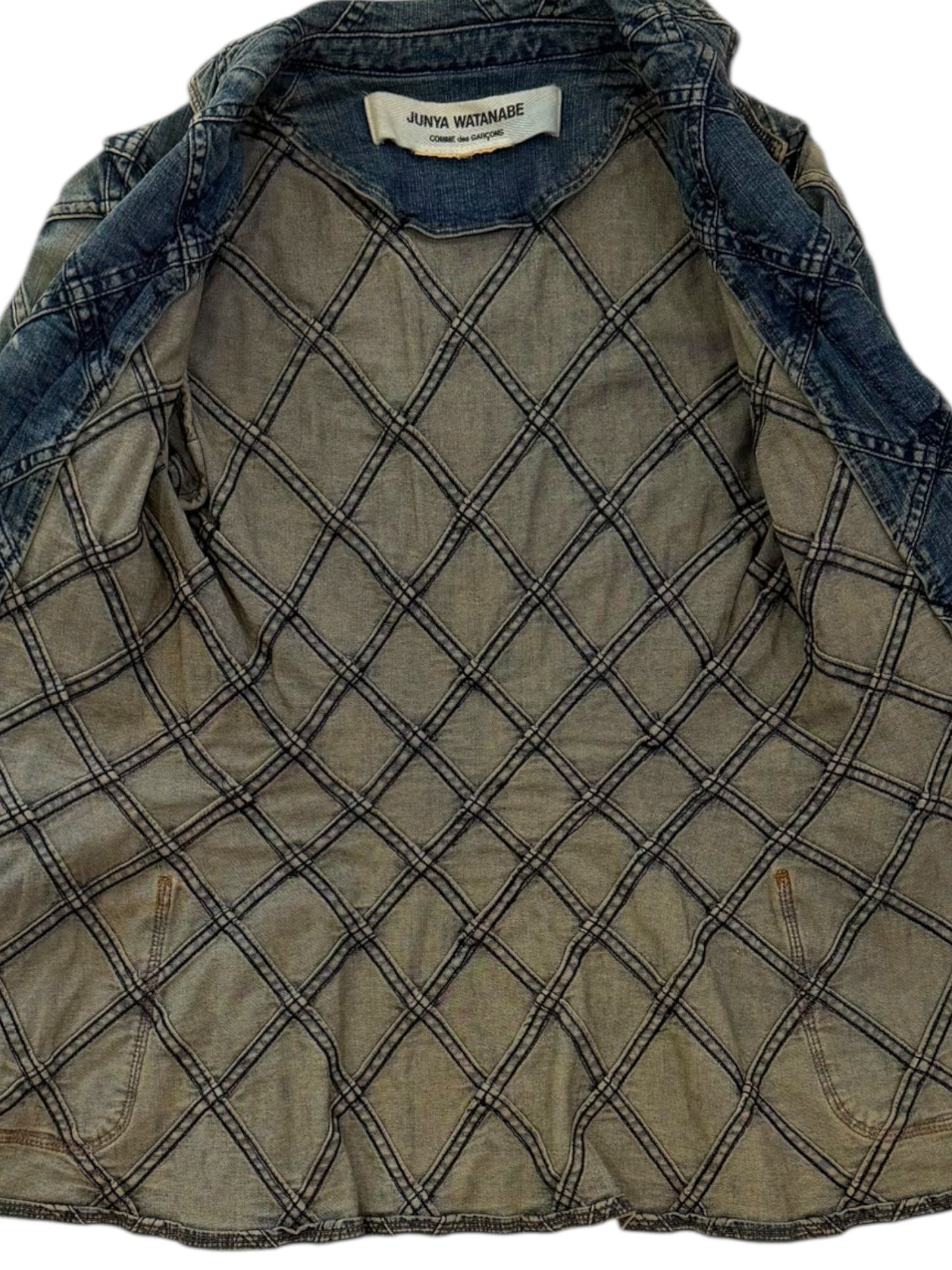Junya Watanabe Comme des Garçons reconstructed denim jacket Rare