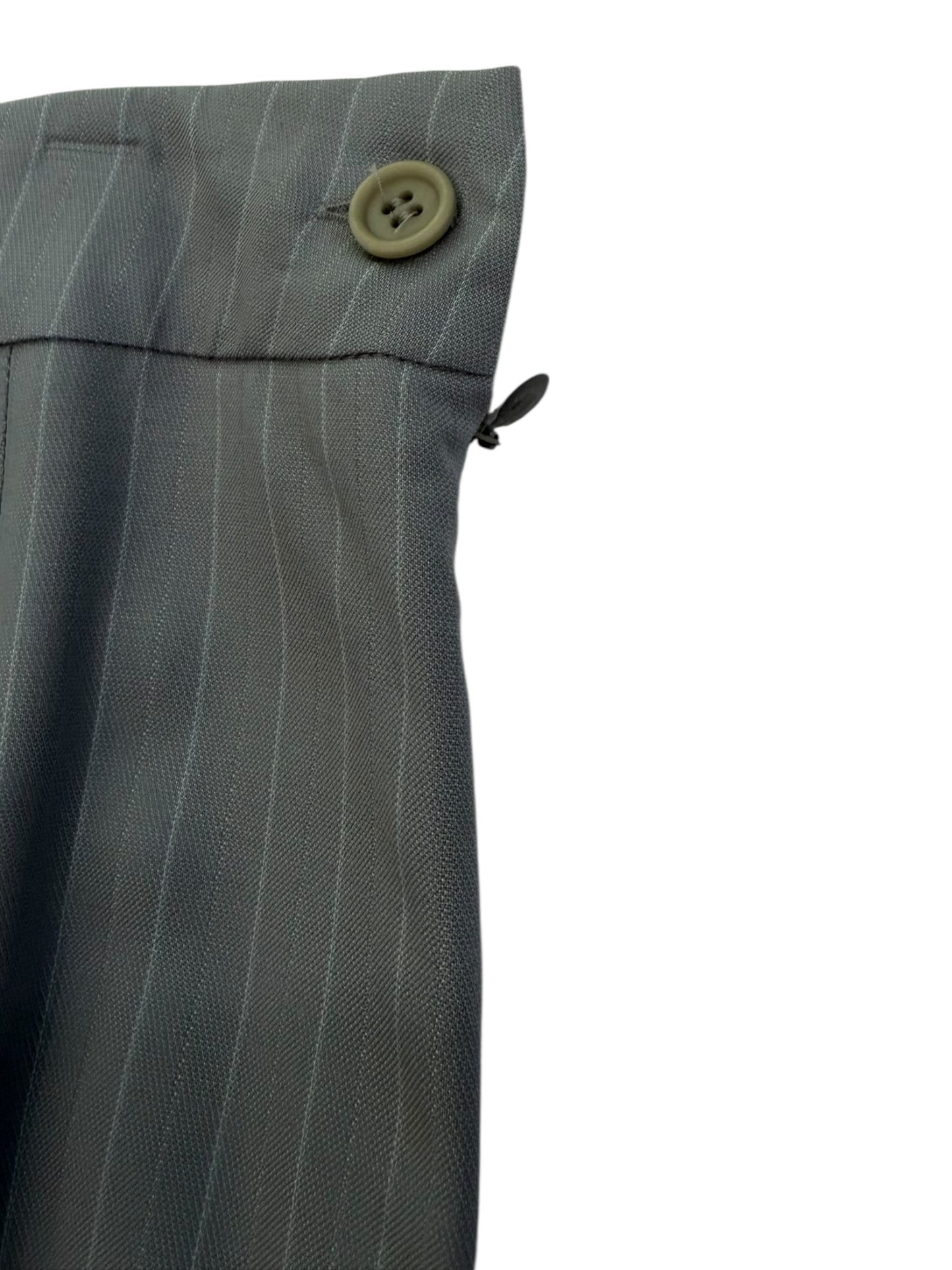 Alexander McQueen Pinstripe Tailored Jacket and Skirt Set Made in Italy Size 40