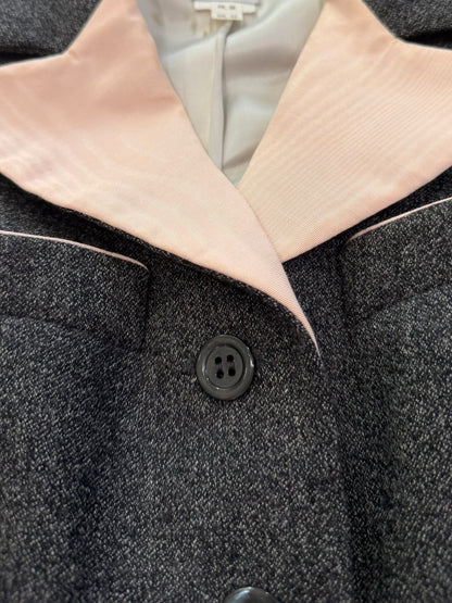 Hervé Léger Tailored Wool Jacket and Skirt Suit – Made in France – FR 38 / US 10