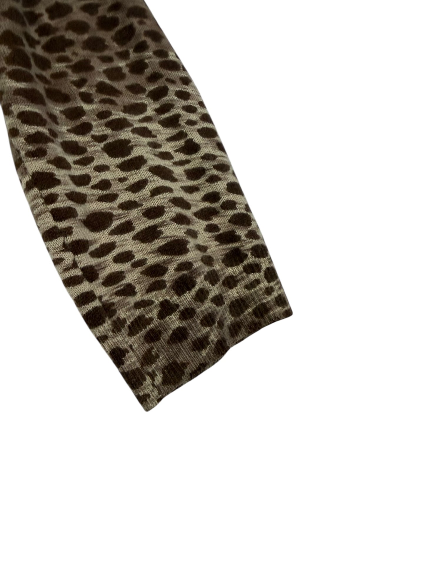 Dolce & Gabbana Leopard Print Knit Cardigan – Made in Italy