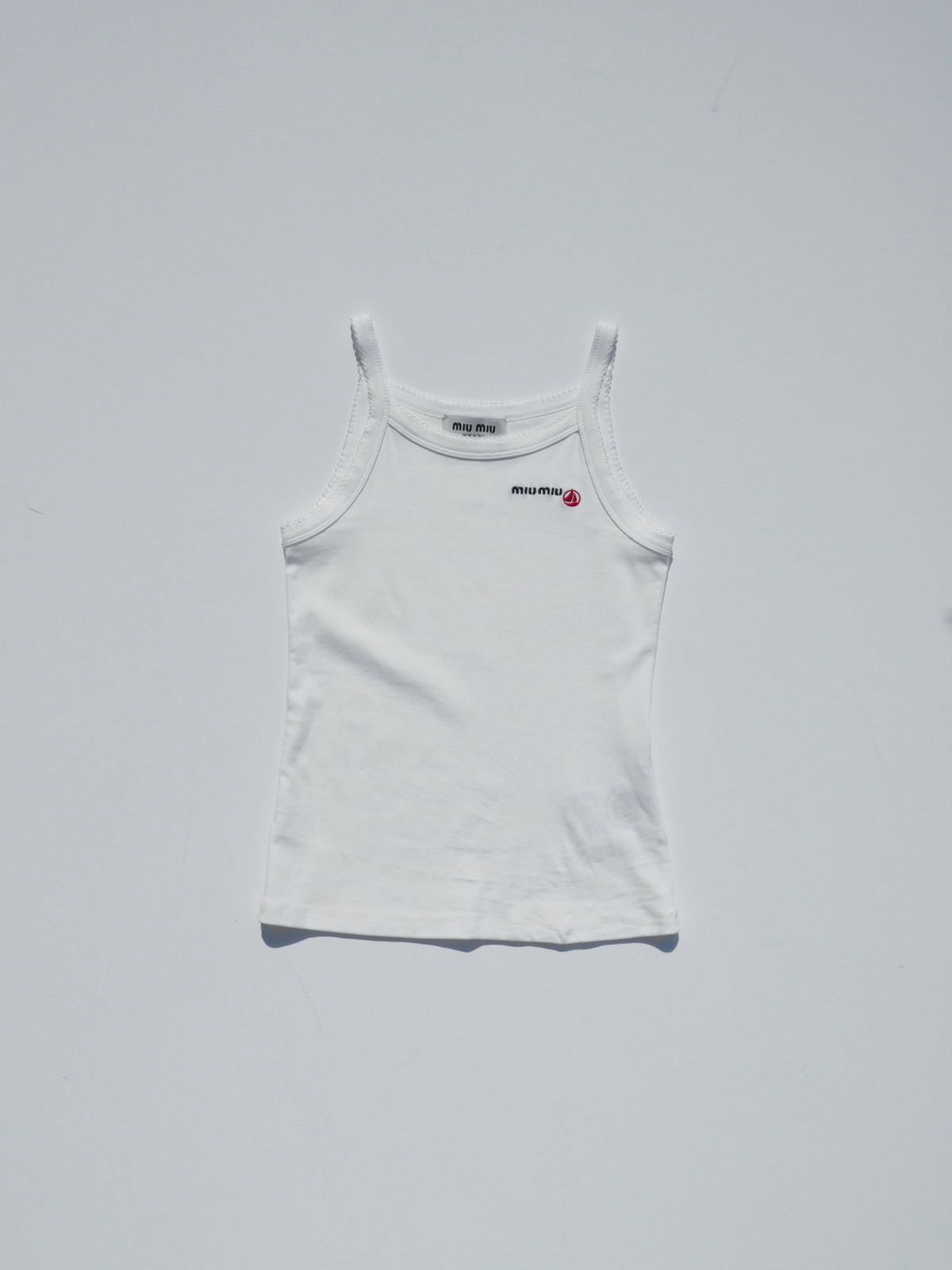 Petit Bateau X Miu Miu stretch jersey tank