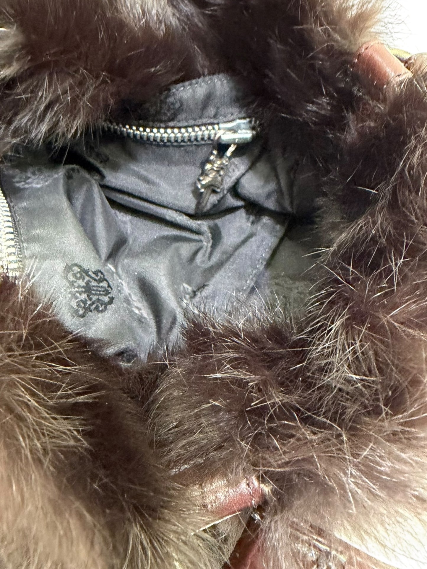 Chrome Hearts Fur Bag