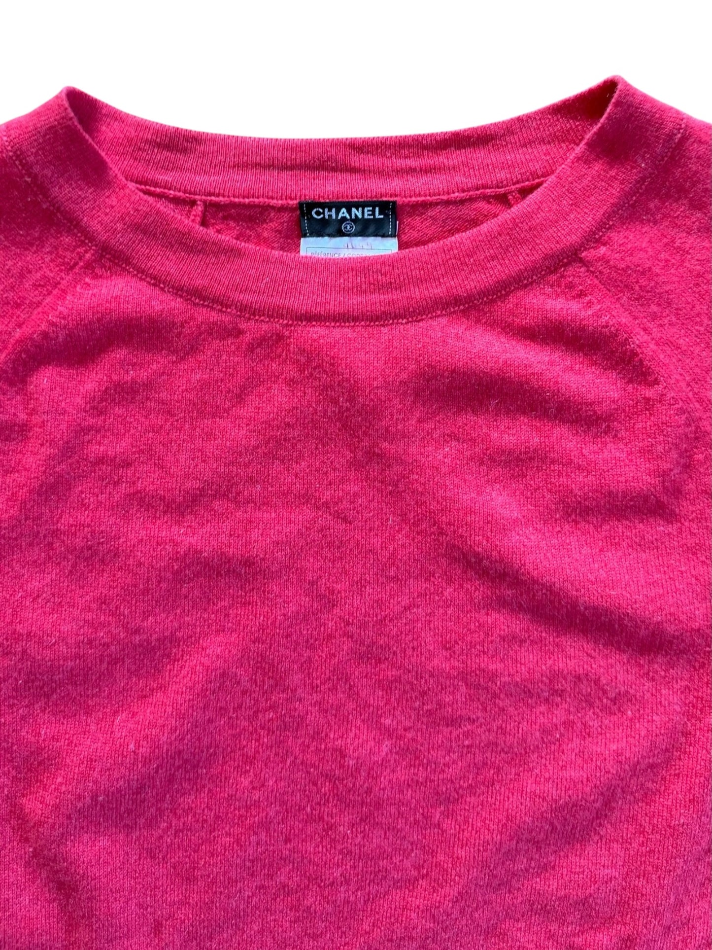 Chanel Cropped Cashmere Knit