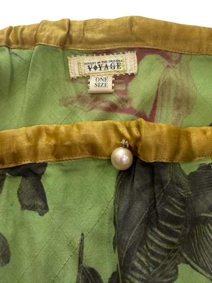 Voyage silk floral skirt