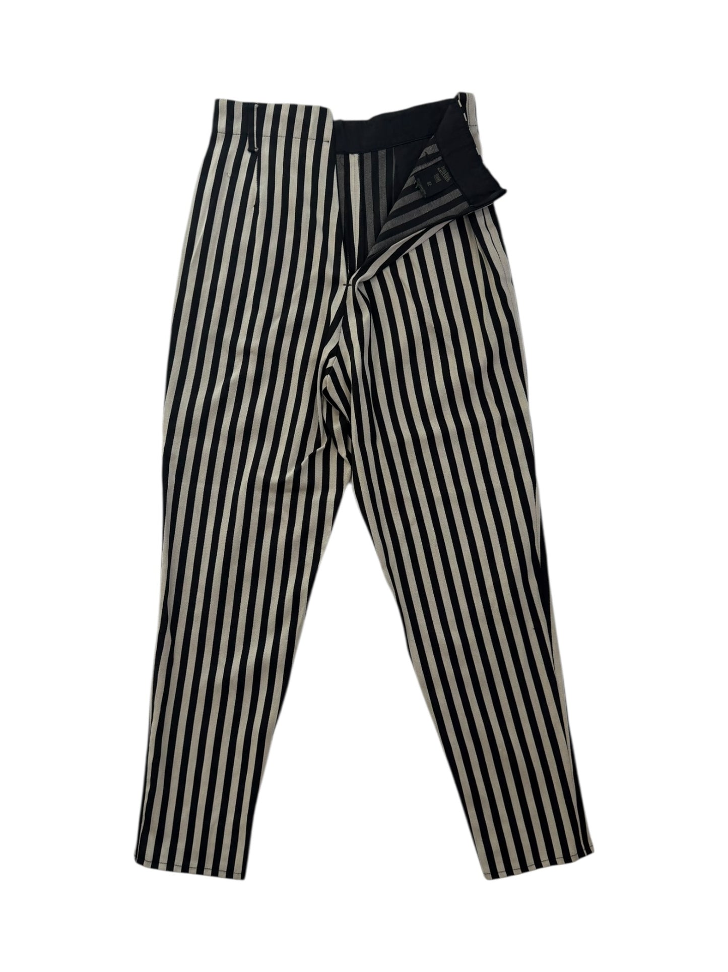 Jean Paul Gaultier Femme Striped Tailored Trousers