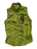 Voyage sleeveless striped shirt