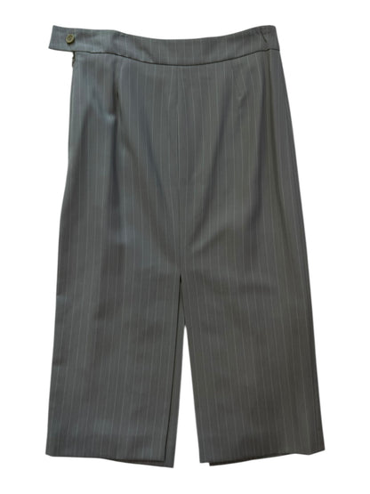 Alexander McQueen Pinstripe Tailored Jacket and Skirt Set Made in Italy Size 40