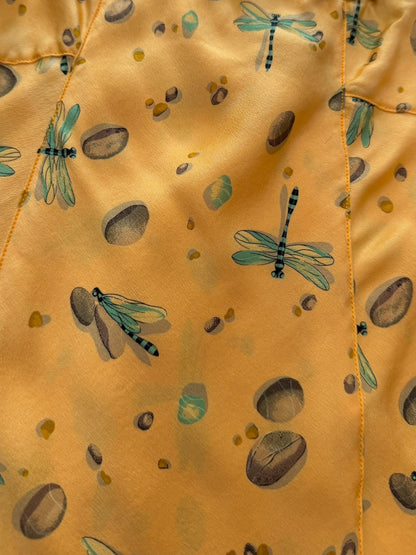 Voyage silk skirt
