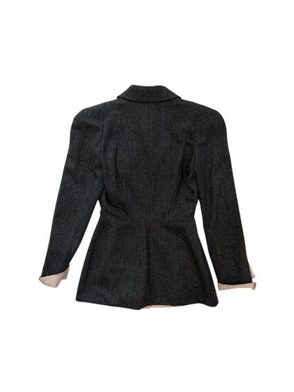 Hervé Léger Tailored Wool Jacket and Skirt Suit – Made in France – FR 38 / US 10