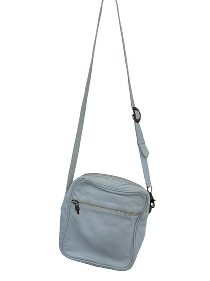 Rare Chrome Hearts light blue leather shoulder bag