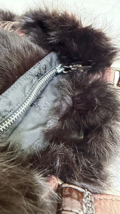 Chrome Hearts Fur Bag