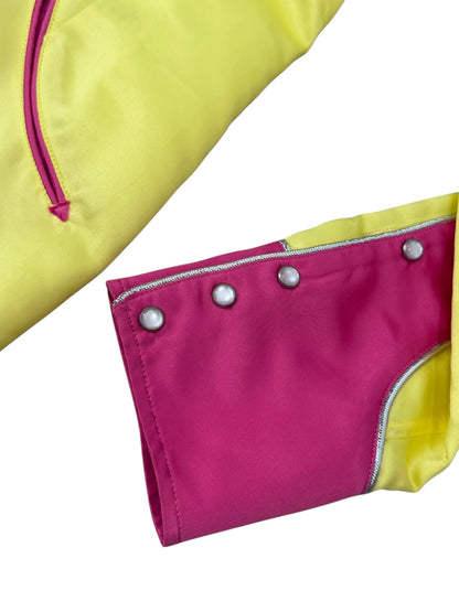 Jeremy Scott Two-Tone Western Shirt Dress