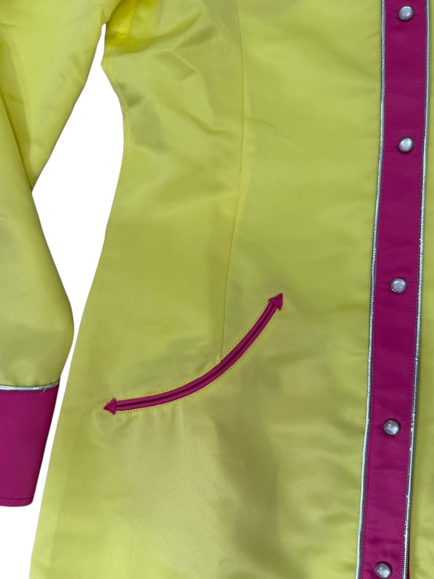 Jeremy Scott Two-Tone Western Shirt Dress