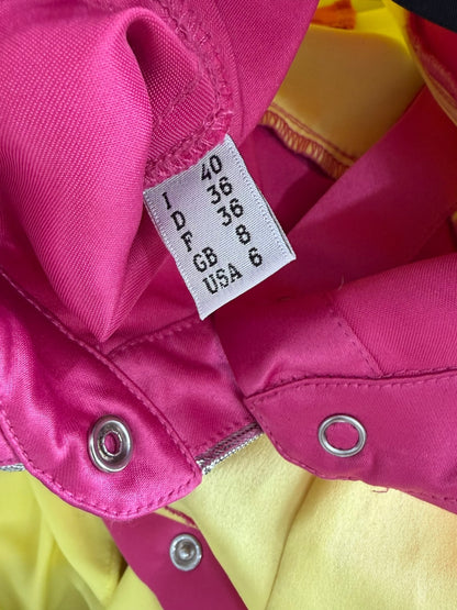 Jeremy Scott Two-Tone Western Shirt Dress