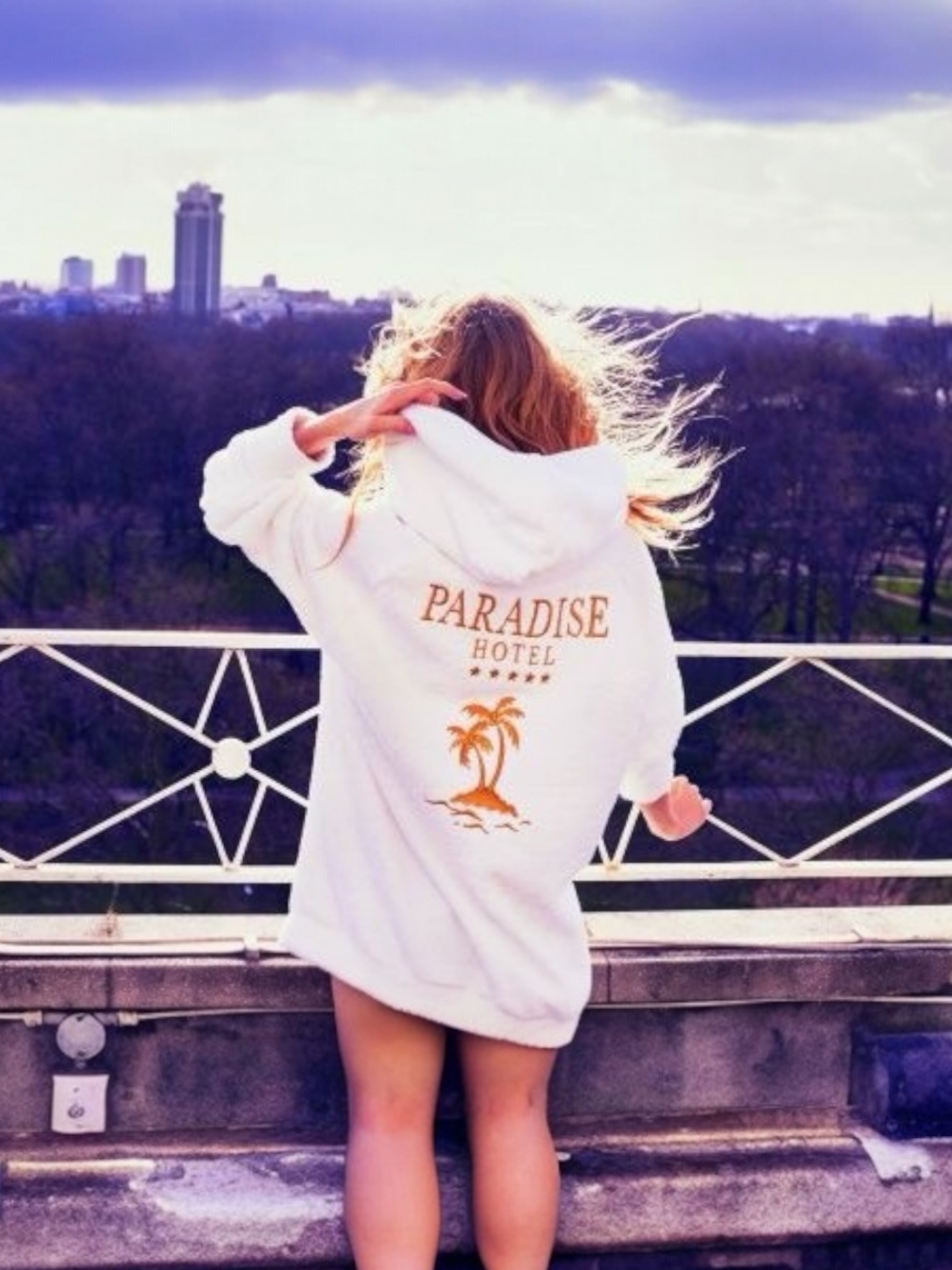 Ashish x Topshop “Paradise Hotel” Terry Zip Hoodie