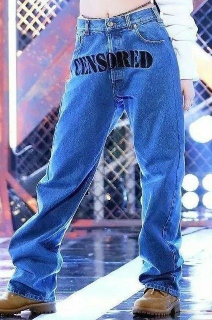 Vetements CENSORED jeans