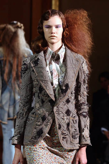 Junya Watanabe Comme des Garçons reconstructed denim jacket Rare