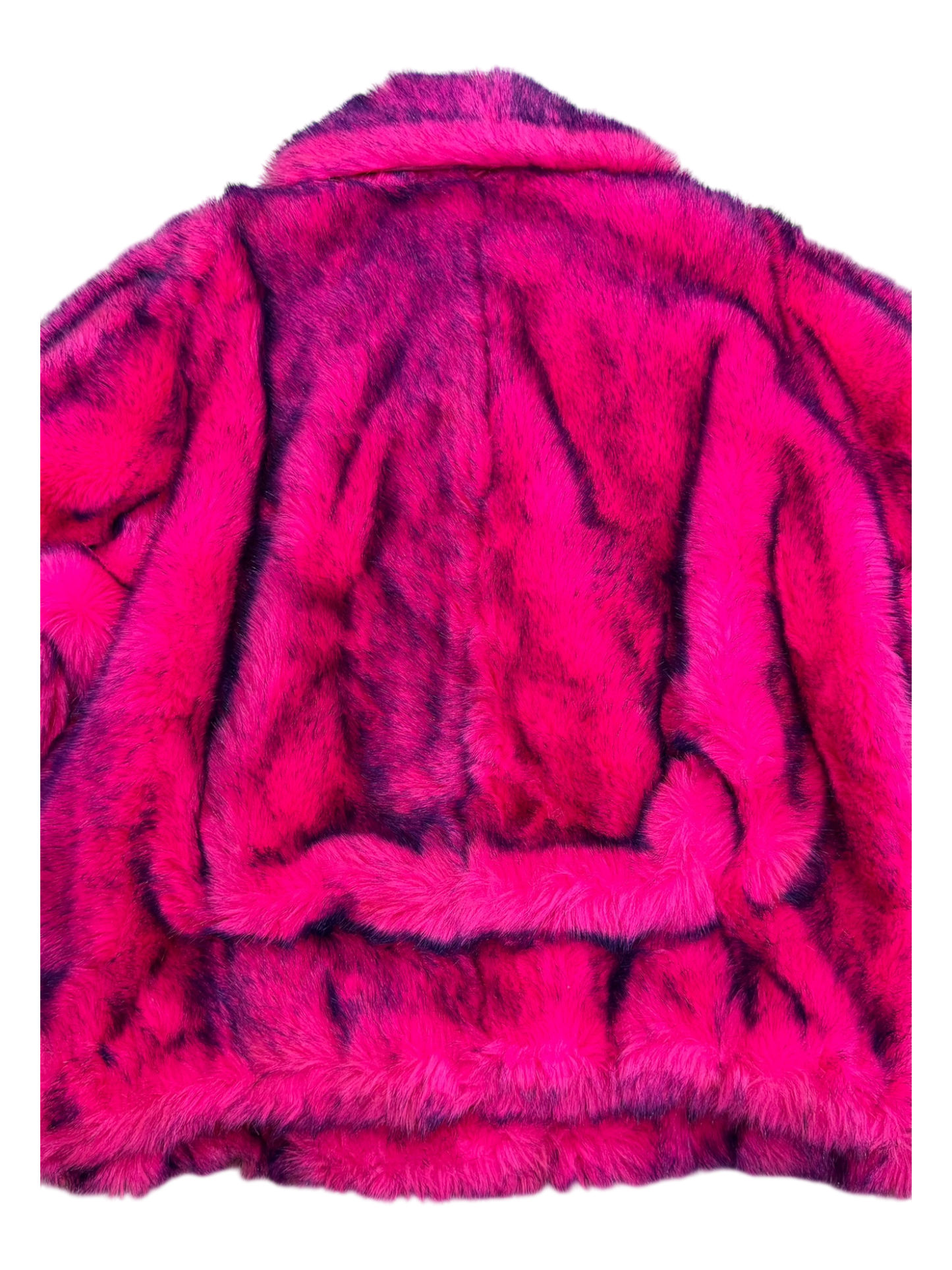Rare vintage Thierry Mugler Paris faux fur jacket from the Fall/Winter 1985-86 collection