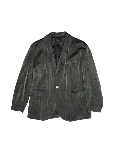 Croc Embossed Blazer