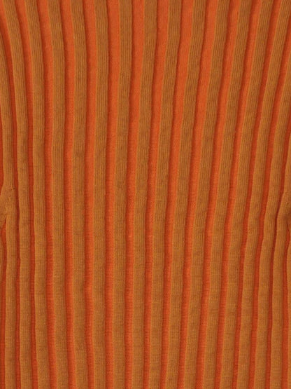 Eckhaus Latta Ribbed Knit Tank – Tangerine Stripe