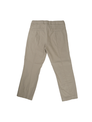 Vintage ELLE Cropped Pedal Pushers – Taupe Mid-Rise Capri Pants XS