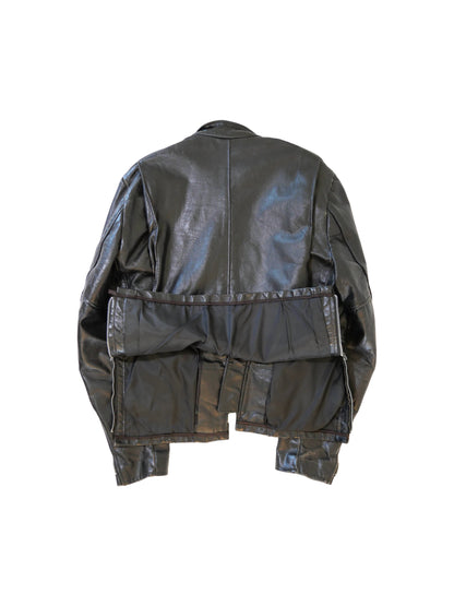 Vintage Leather Motorcycle Jacket